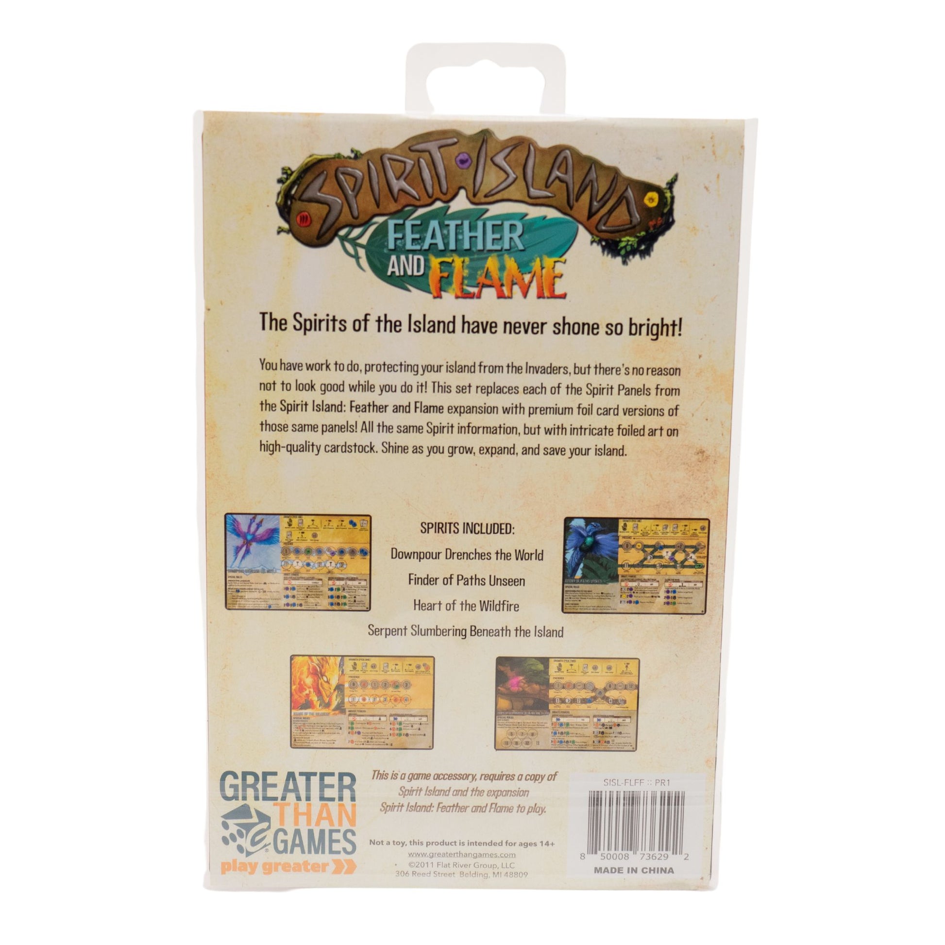 Spirit Island: Feather and Flame - Premium Foil Spirit Panels