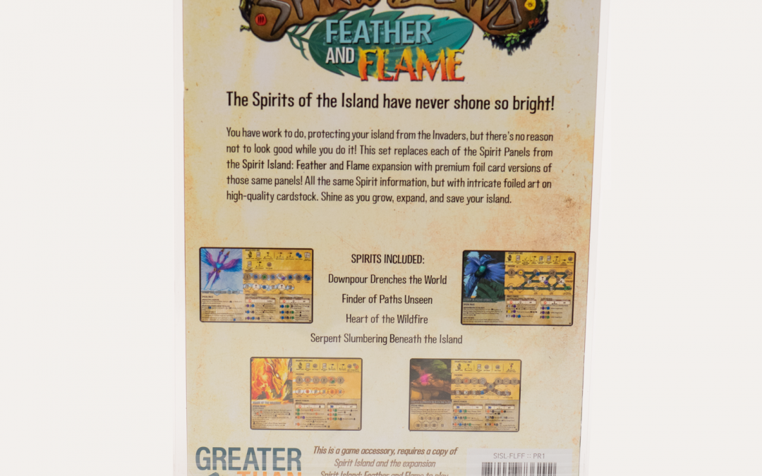 Spirit Island: Feather and Flame – Premium Foil Spirit Panels