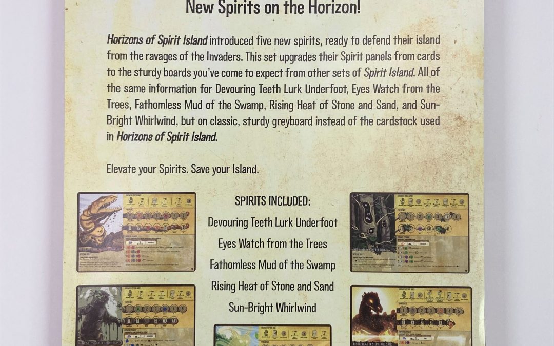 Horizons of Spirit Island – Classic Spirit Panel Boards
